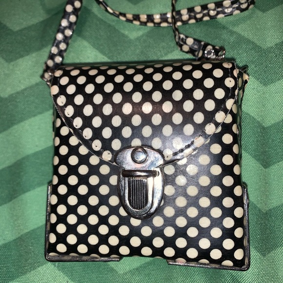 RUBBER Polka Dot Clutch/ Crossbody - Picture 4 of 12